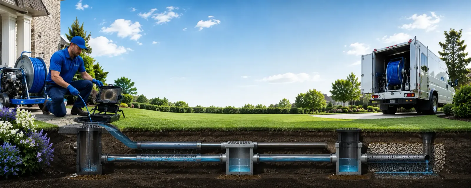 Outdoor drain cleaning information for New Braunfels, TX